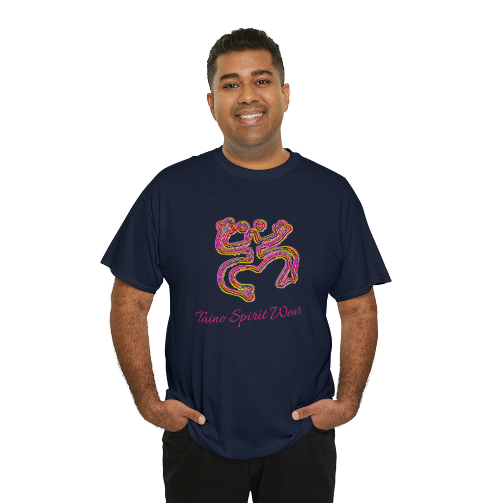 Taino/Puerto Rican Red Coqui Unisex Heavy Cotton Tee