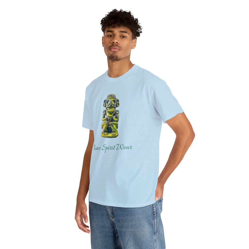 Taino Green Zemi Unisex Heavy Cotton Tee