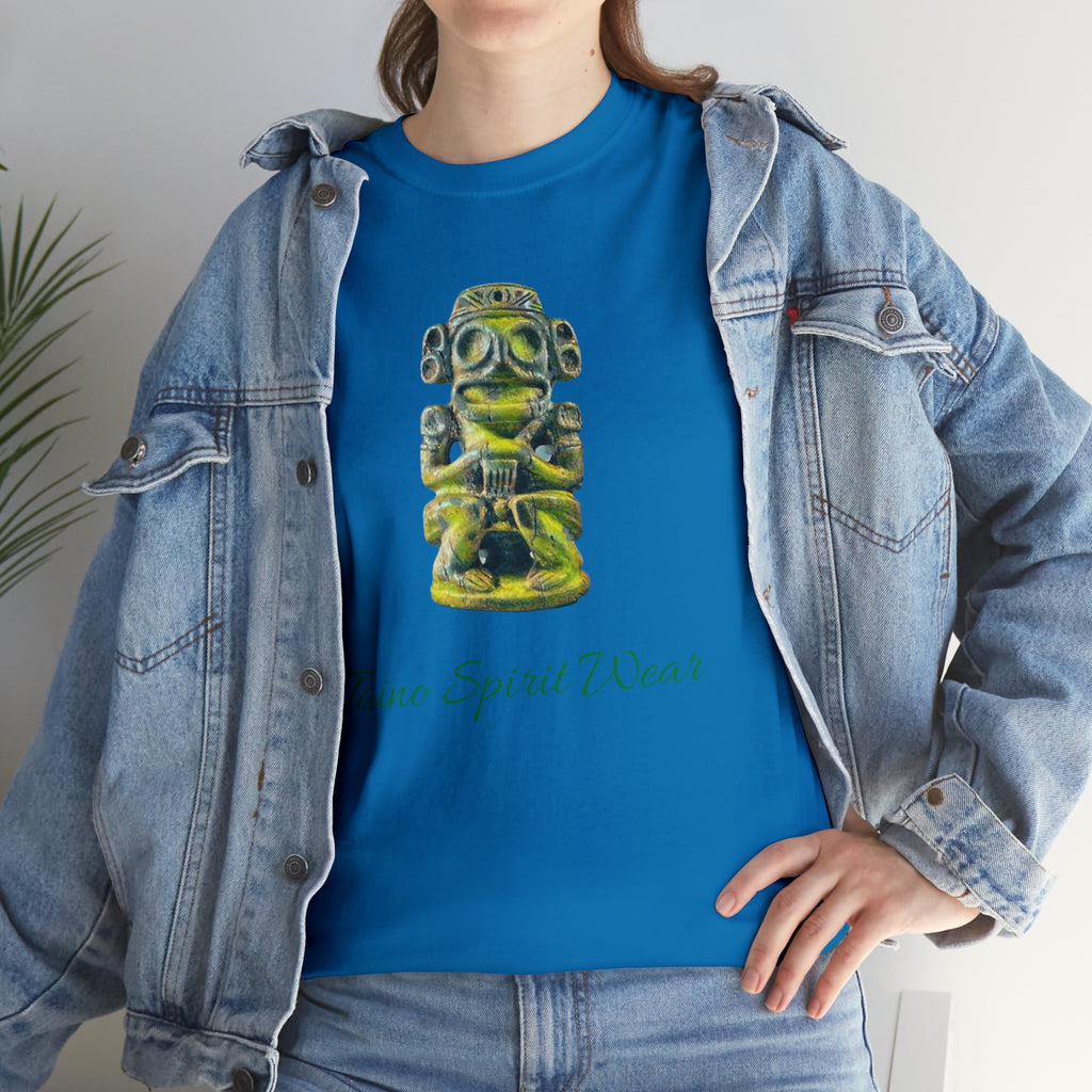 Taino Green Zemi Unisex Heavy Cotton Tee