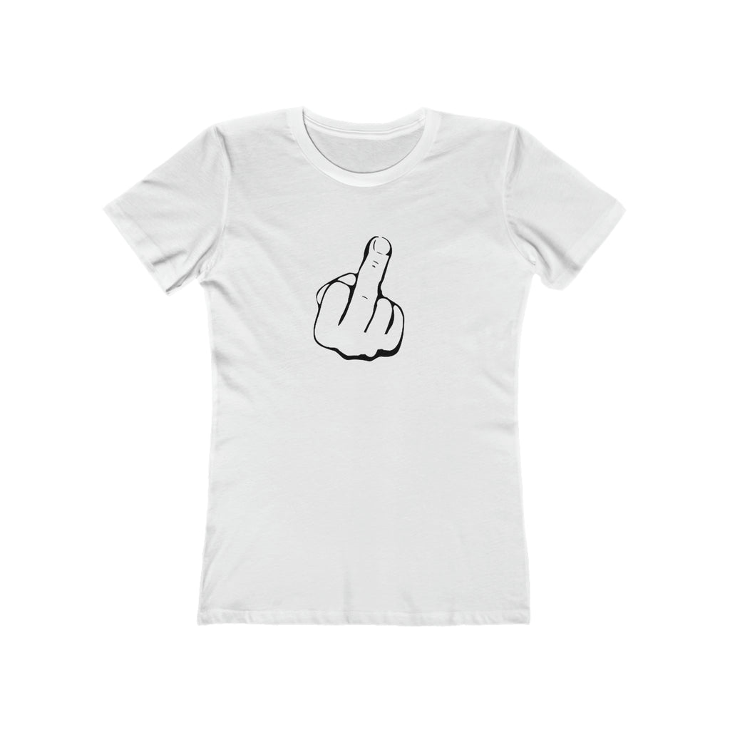 The Middle Finger Women's The Boyfriend Tee