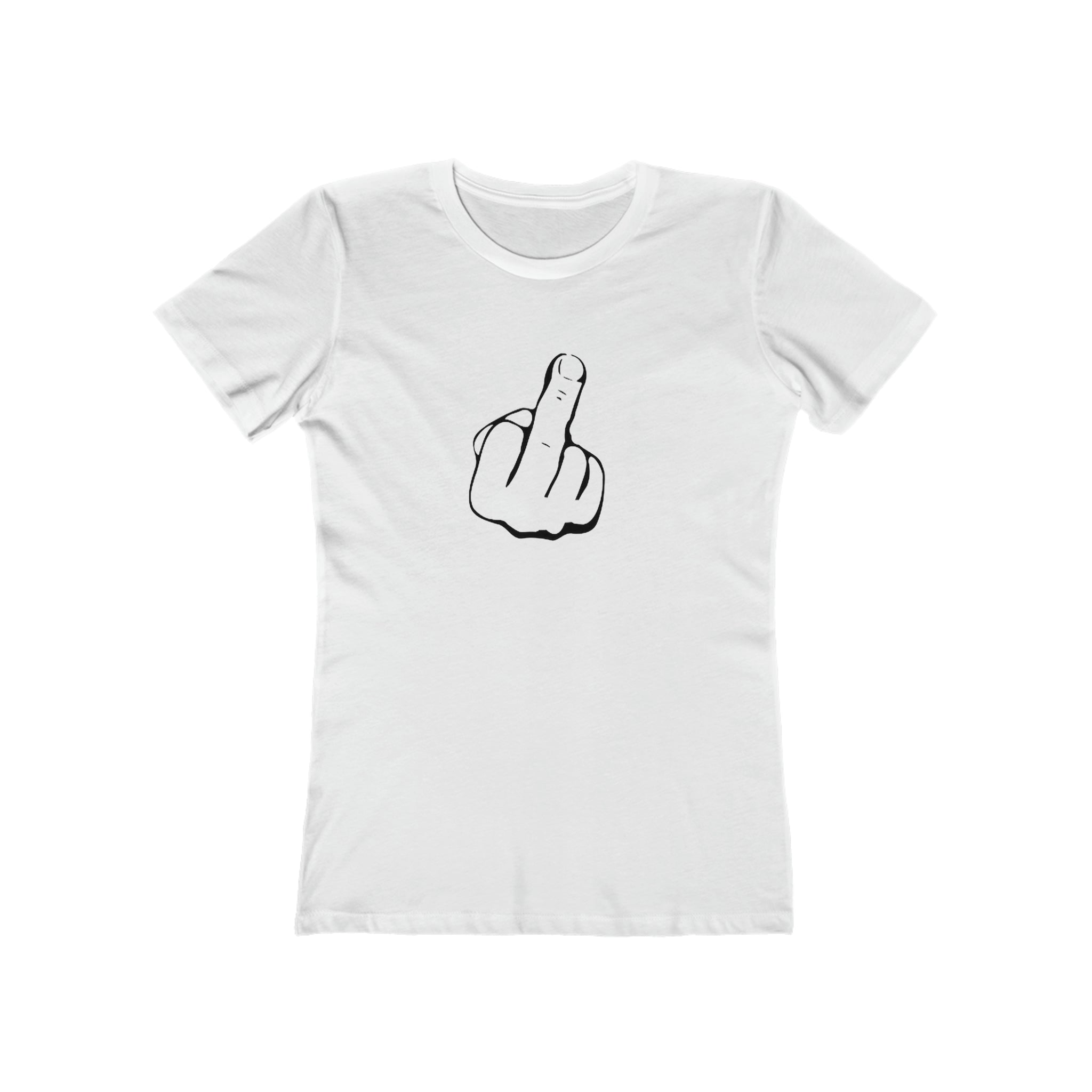 The Middle Finger Women's The Boyfriend Tee