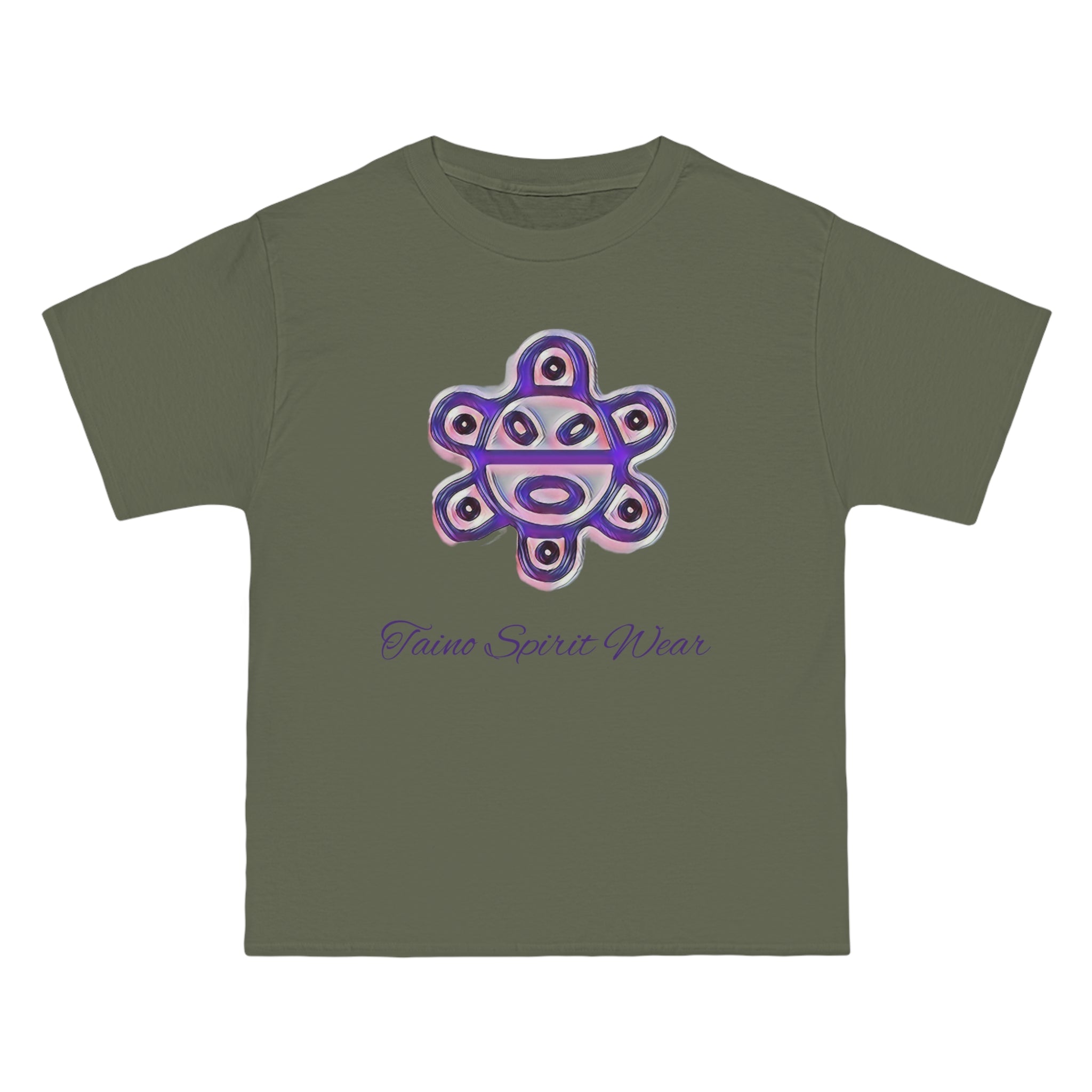 Purple Taino Sun Beefy-T®  Short-Sleeve T-Shirt