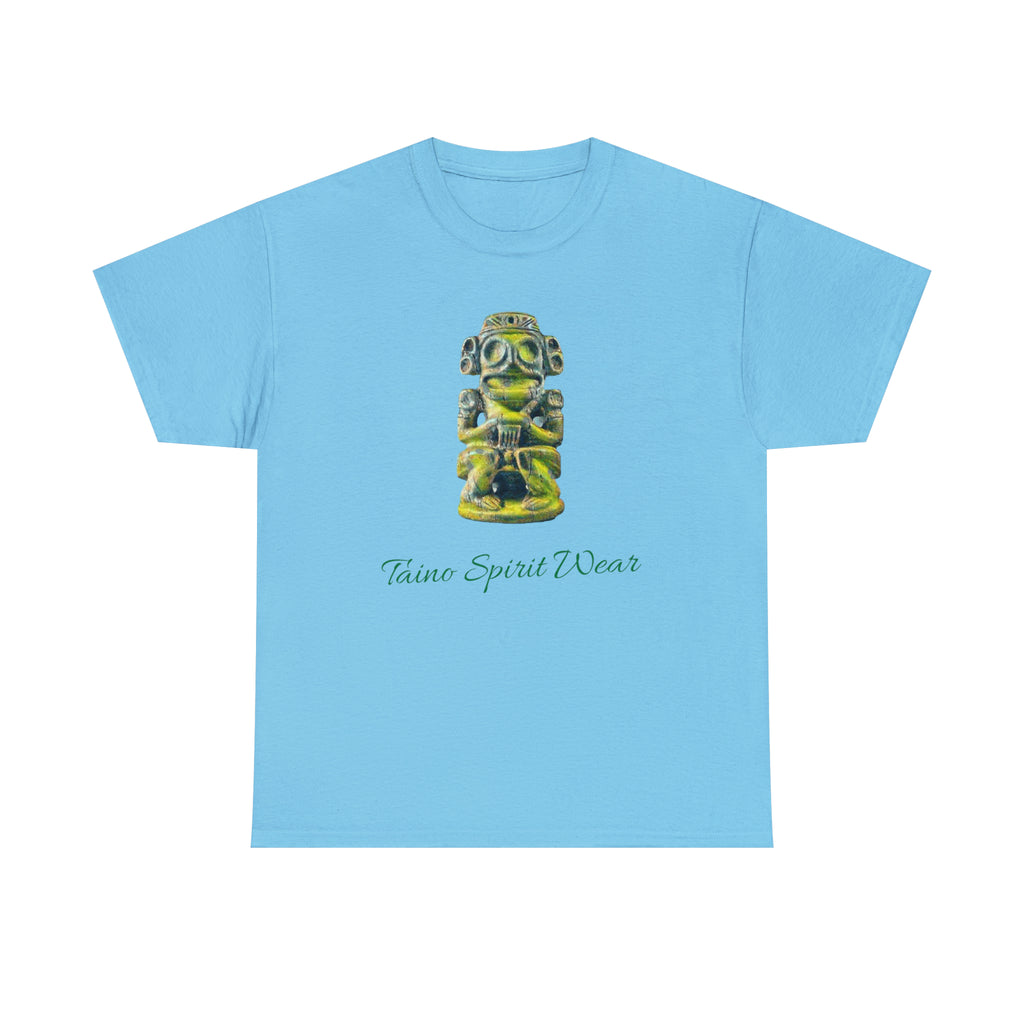 Taino Green Zemi Unisex Heavy Cotton Tee