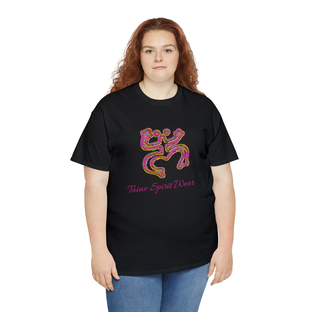 Taino/Puerto Rican Red Coqui Unisex Heavy Cotton Tee