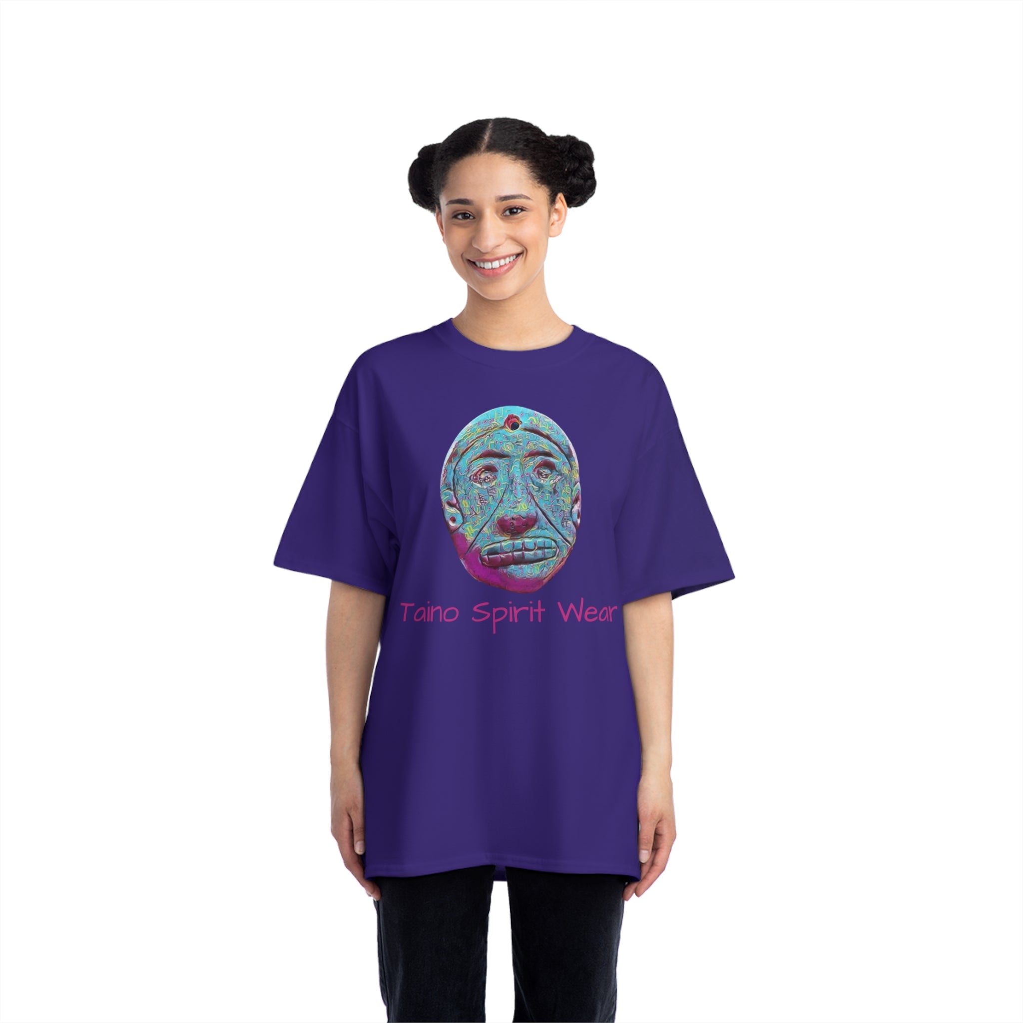 Blue Taino Artifact Beefy-T®  Short-Sleeve T-Shirt