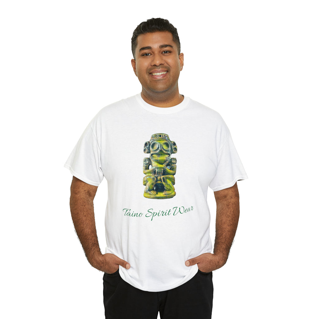 Taino Green Zemi Unisex Heavy Cotton Tee