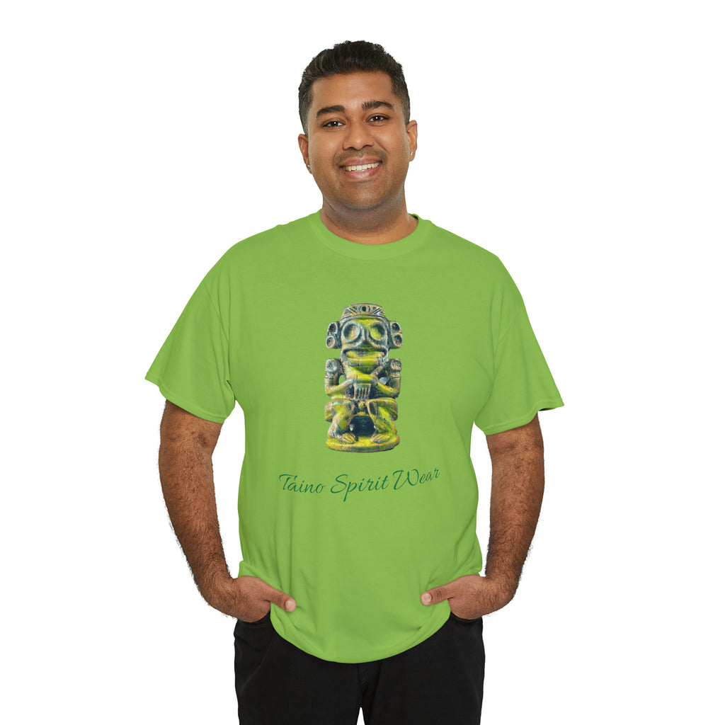 Taino Green Zemi Unisex Heavy Cotton Tee