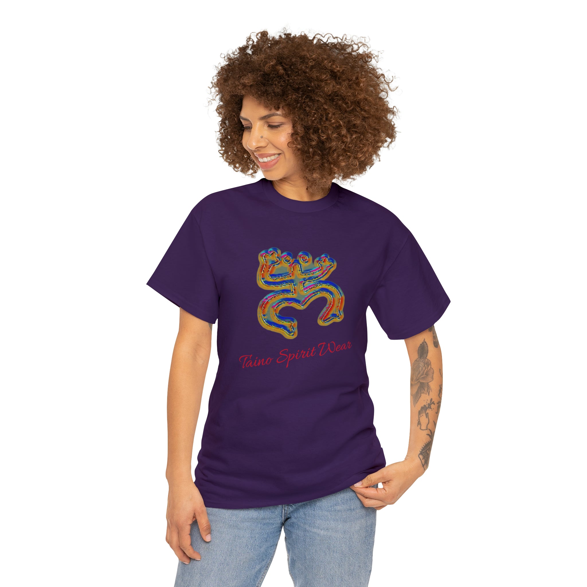 Taino/Puerto Rican Coqui Unisex Heavy Cotton Tee