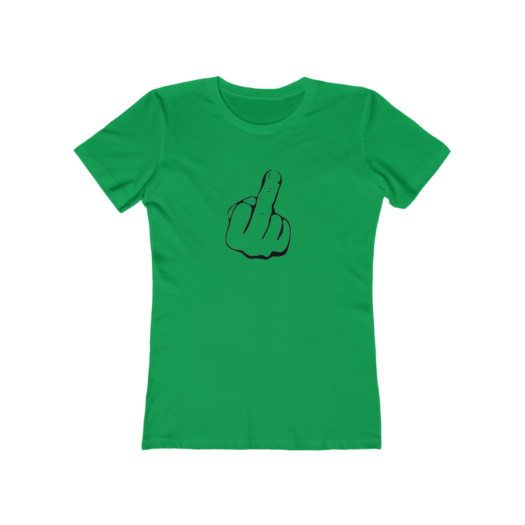 The Middle Finger Women's The Boyfriend Tee