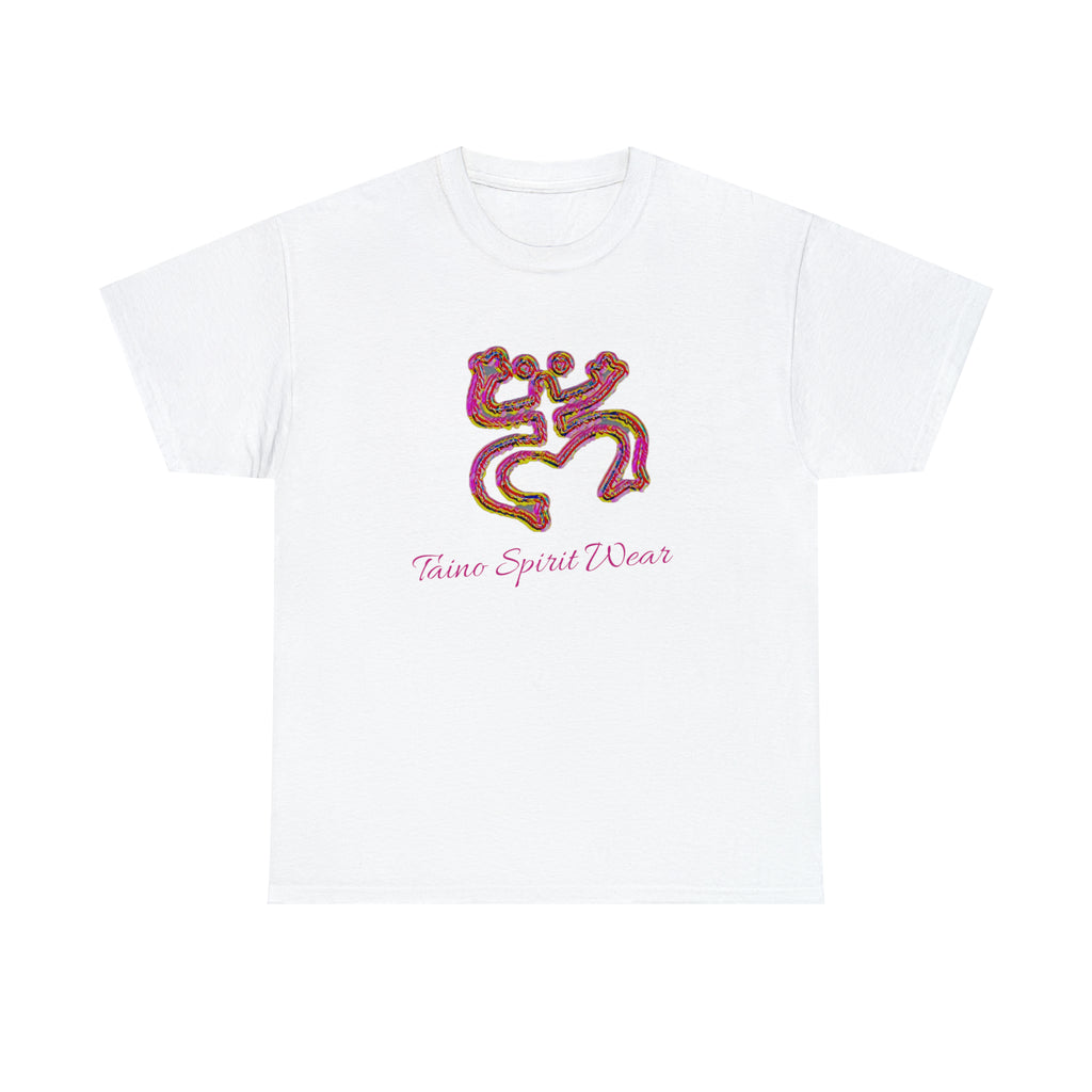 Taino/Puerto Rican Red Coqui Unisex Heavy Cotton Tee