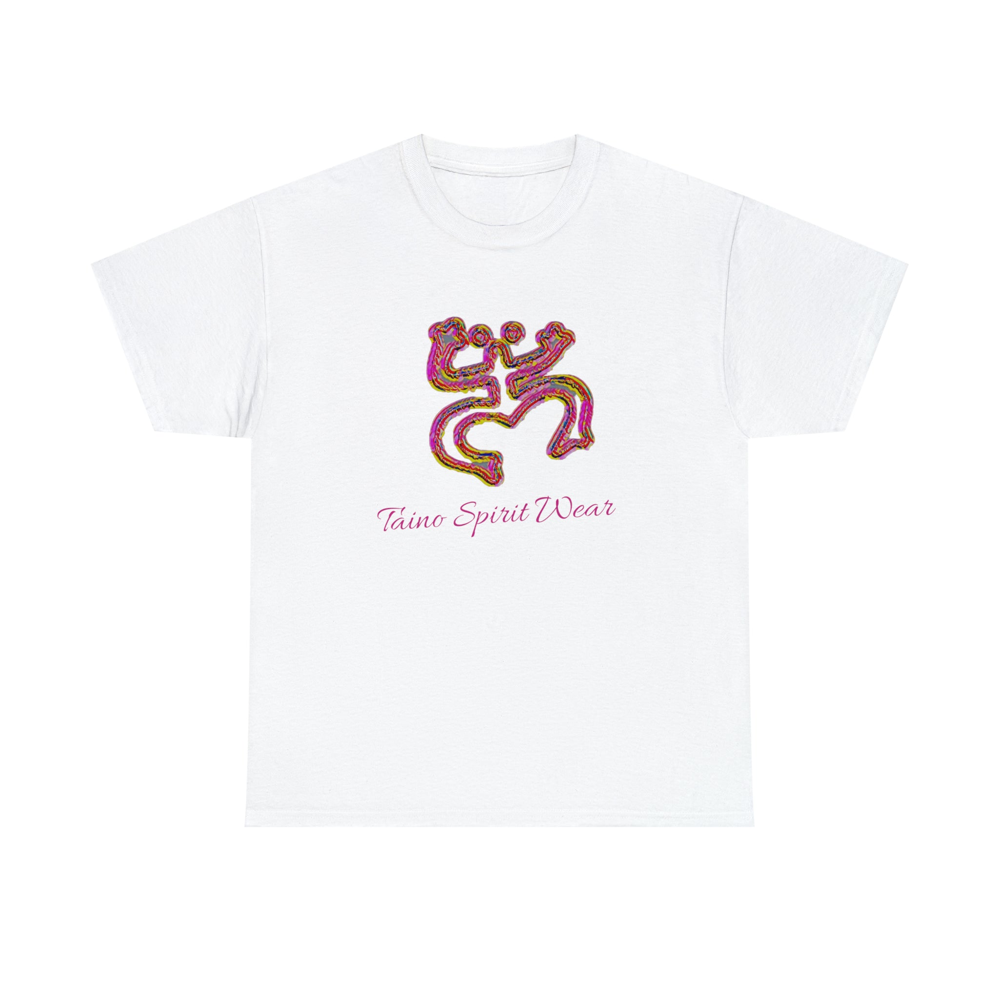 Taino/Puerto Rican Red Coqui Unisex Heavy Cotton Tee