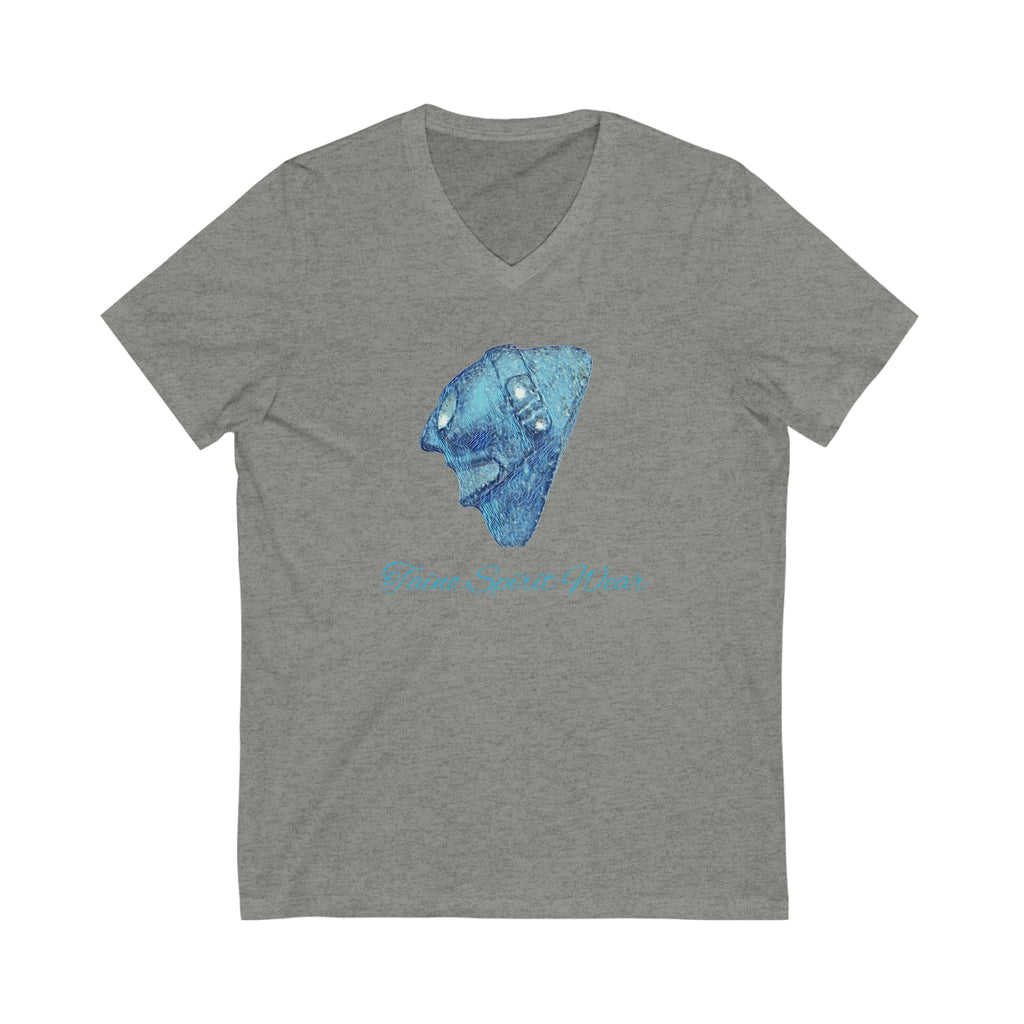 Taino Trigonolito Unisex Jersey Short Sleeve V-Neck Tee