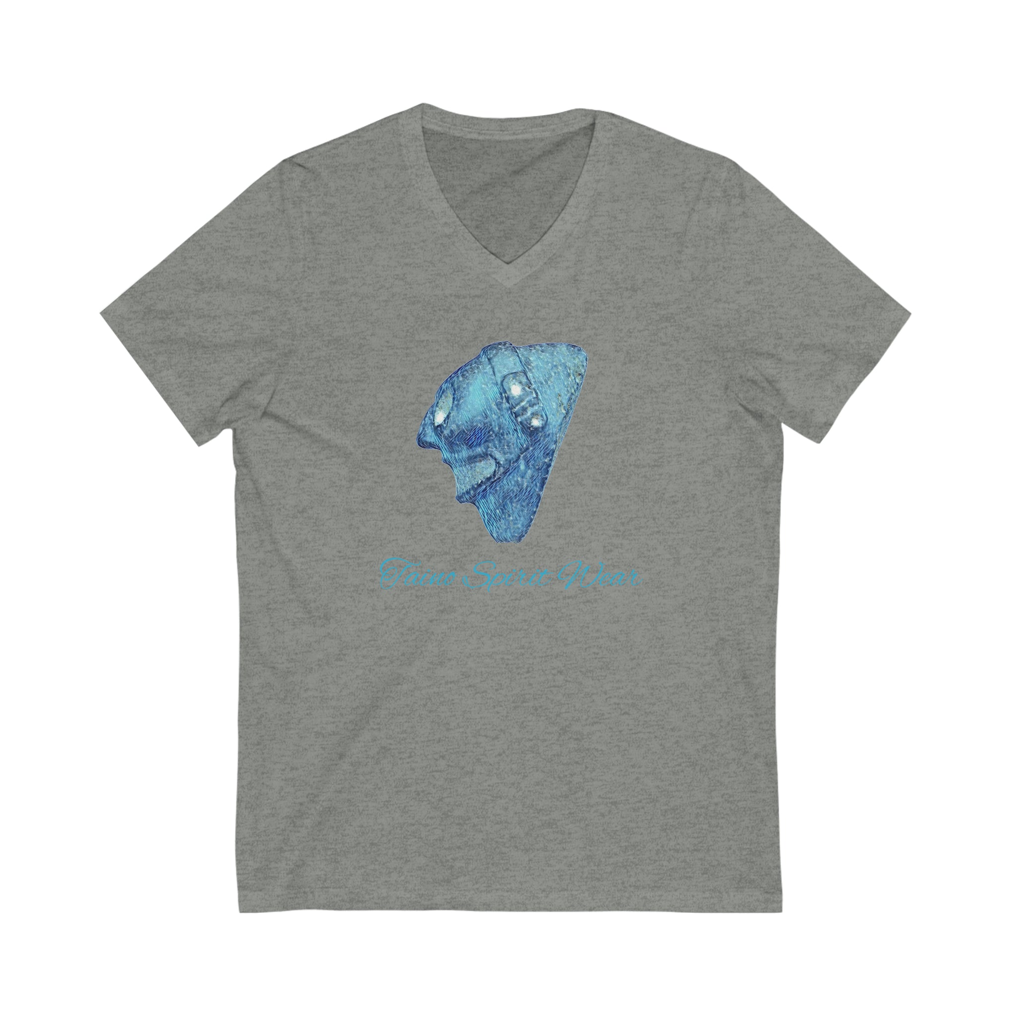 Taino Trigonolito Unisex Jersey Short Sleeve V-Neck Tee