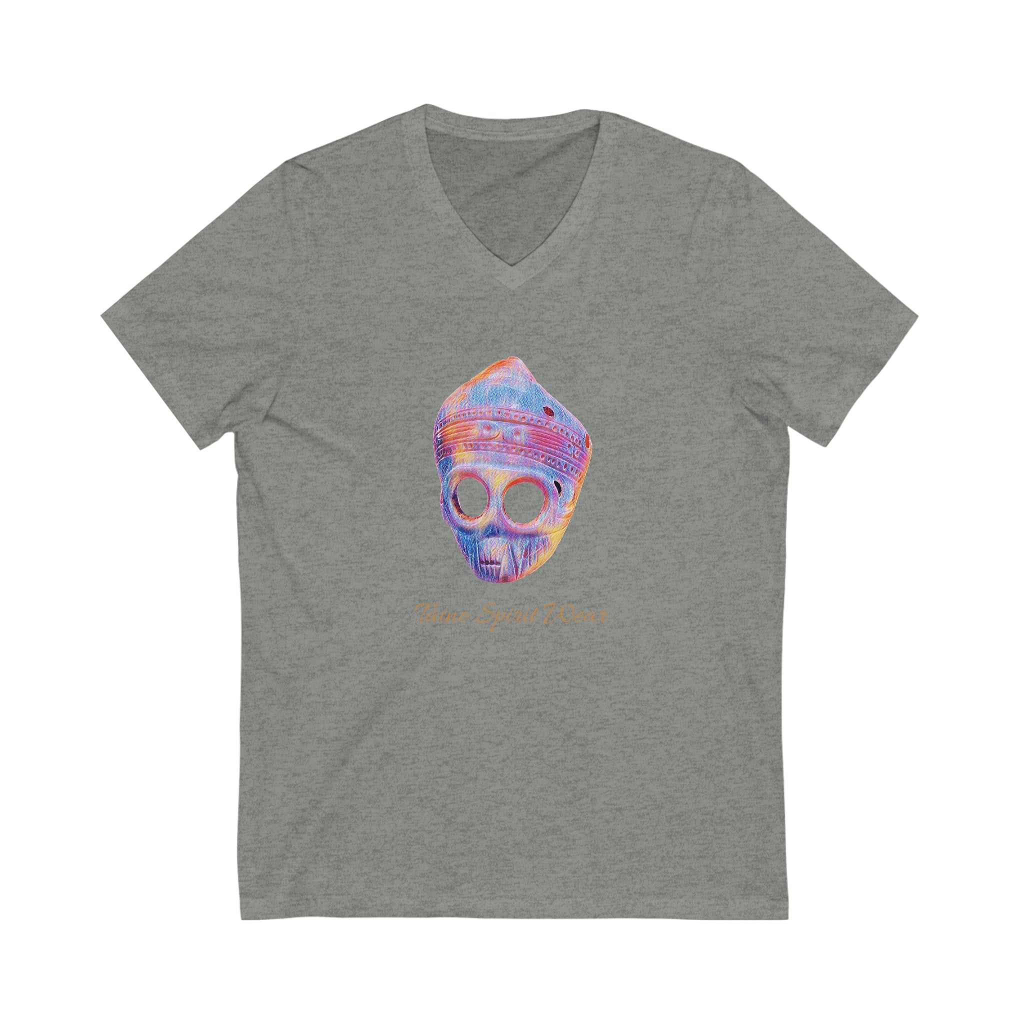 Taino Artifact Unisex Jersey Short Sleeve V-Neck Tee