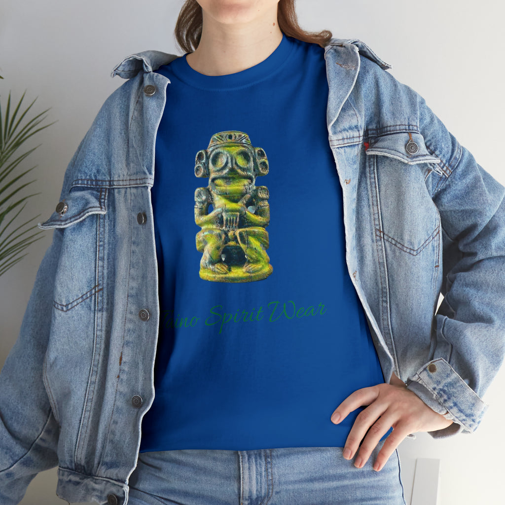 Taino Green Zemi Unisex Heavy Cotton Tee