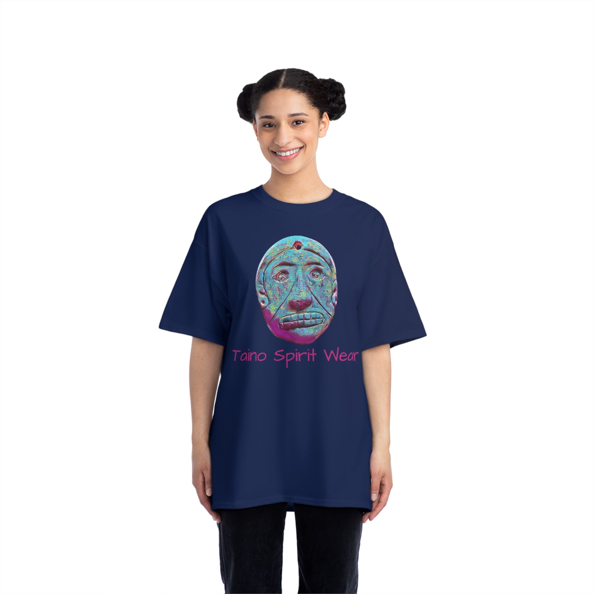Blue Taino Artifact Beefy-T®  Short-Sleeve T-Shirt