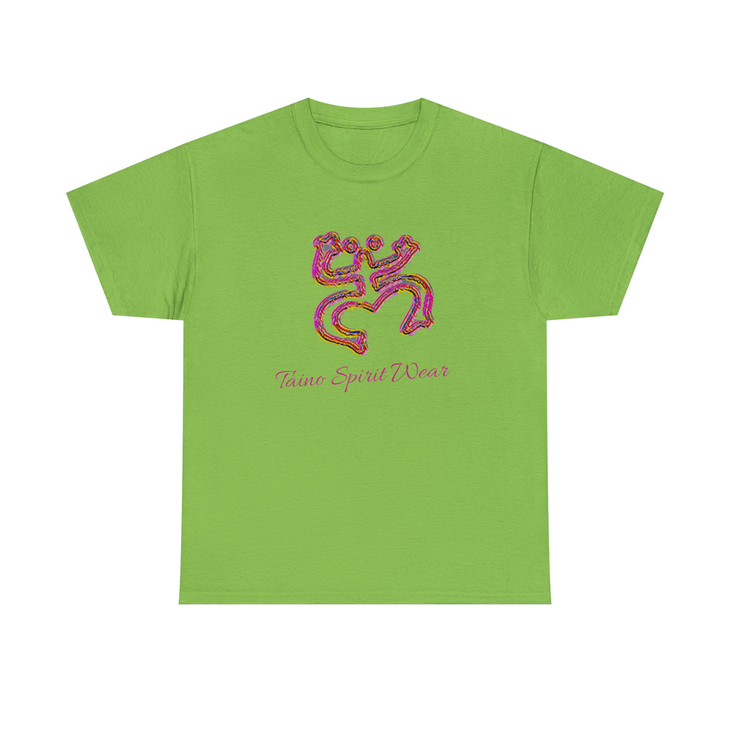 Taino/Puerto Rican Red Coqui Unisex Heavy Cotton Tee