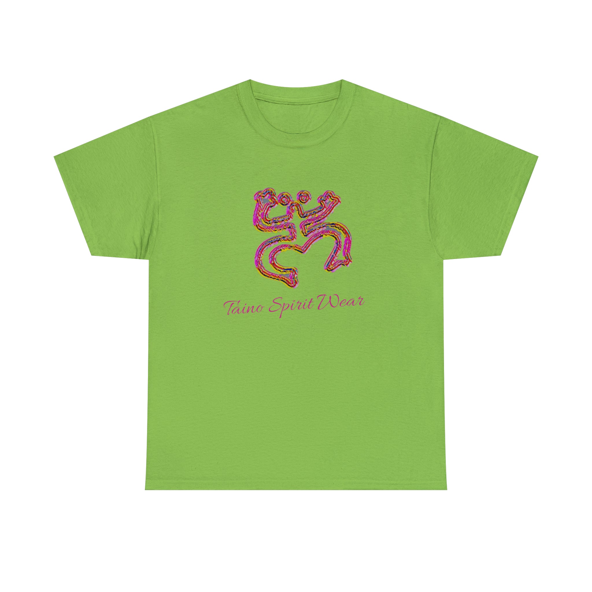 Taino/Puerto Rican Red Coqui Unisex Heavy Cotton Tee