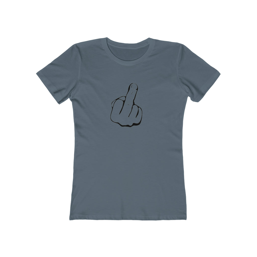 The Middle Finger Women's The Boyfriend Tee