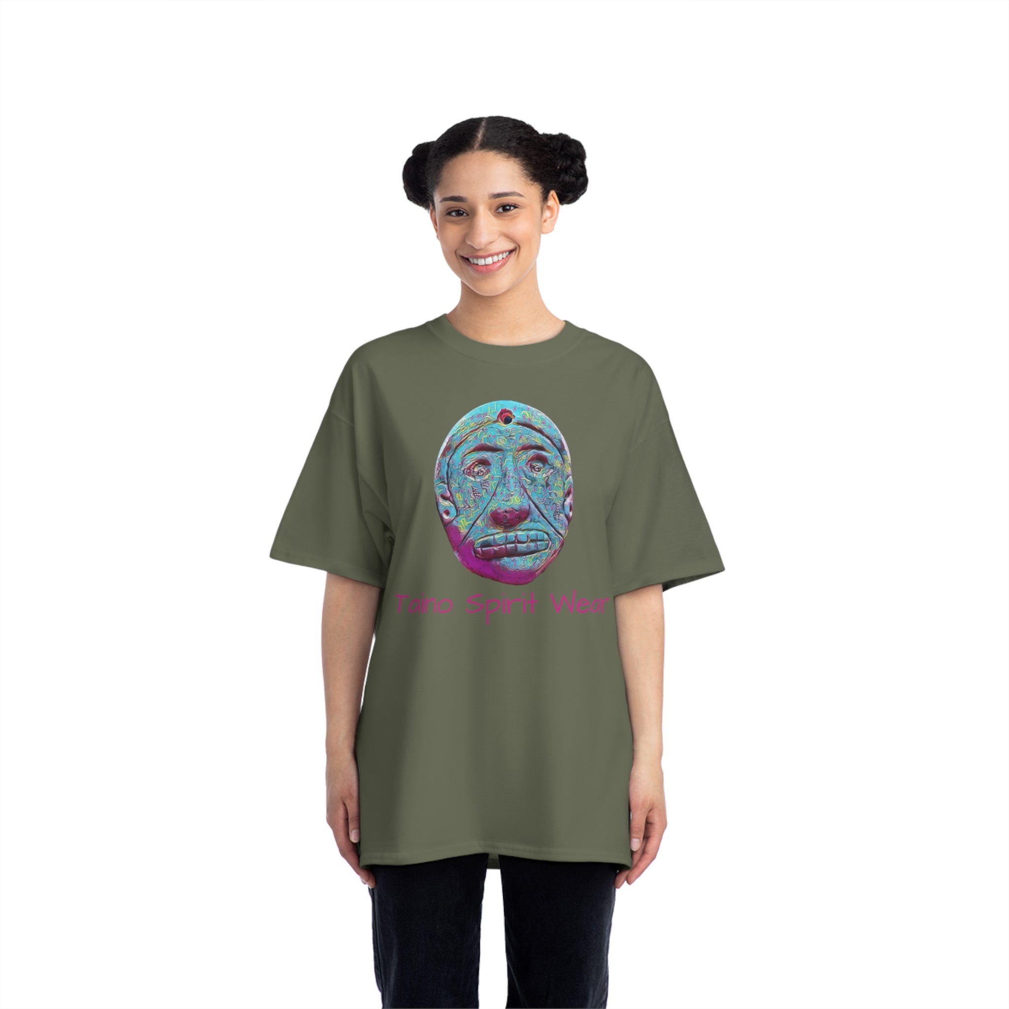 Blue Taino Artifact Beefy-T®  Short-Sleeve T-Shirt