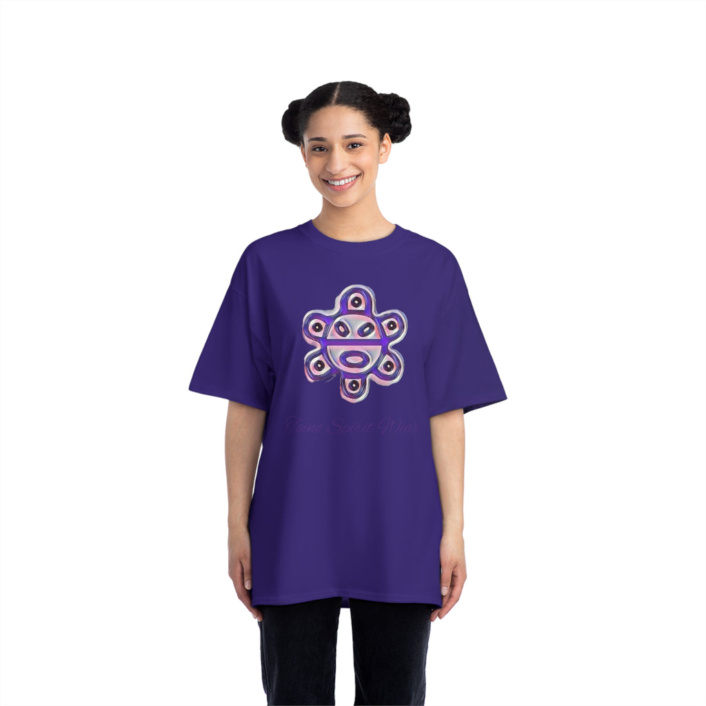 Purple Taino Sun Beefy-T®  Short-Sleeve T-Shirt