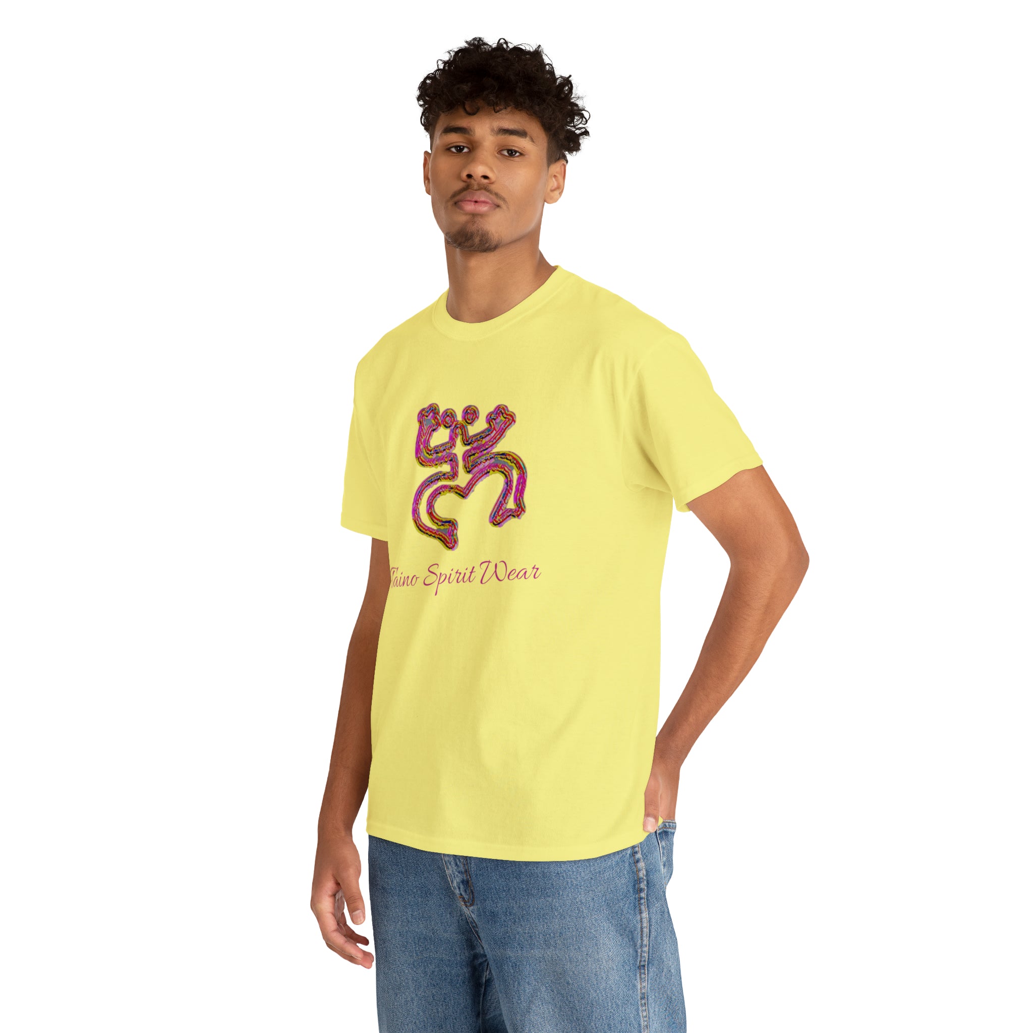 Taino/Puerto Rican Red Coqui Unisex Heavy Cotton Tee