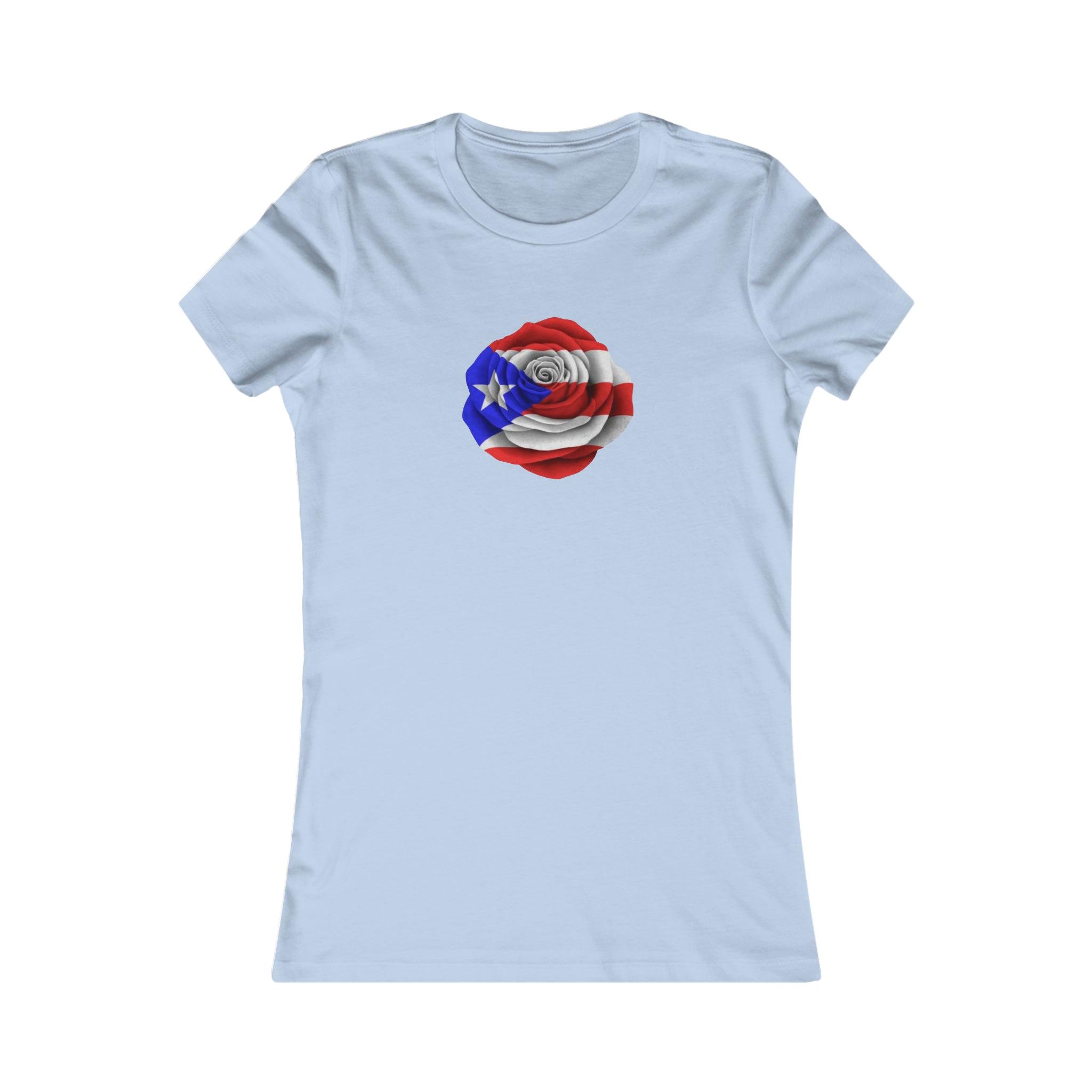 Puerto Rican Flag Rose Women's Favorite Tee