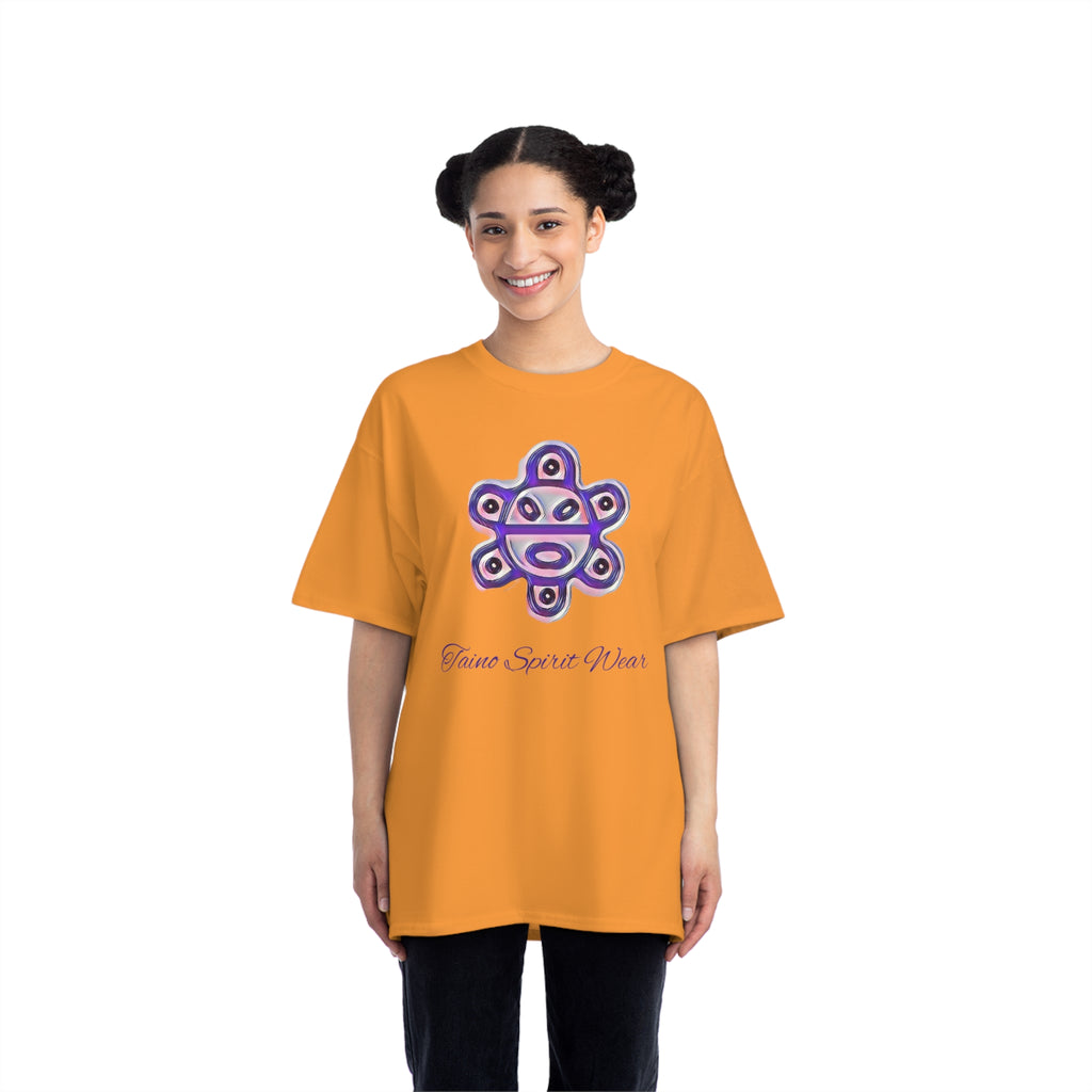 Purple Taino Sun Beefy-T®  Short-Sleeve T-Shirt