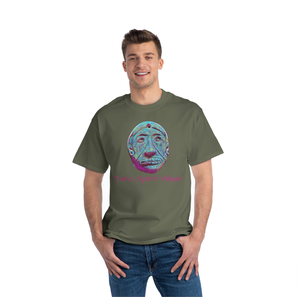 Blue Taino Artifact Beefy-T®  Short-Sleeve T-Shirt