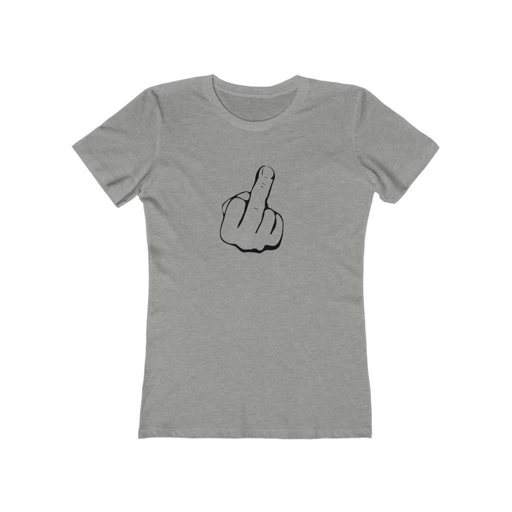 The Middle Finger Women's The Boyfriend Tee