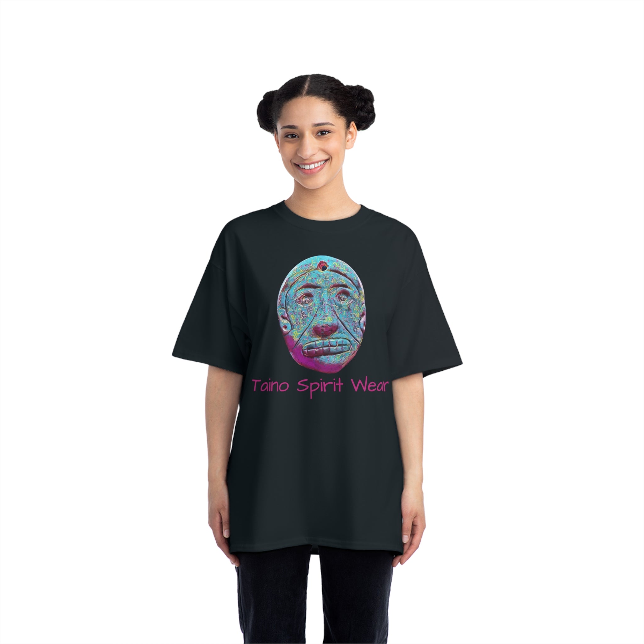 Blue Taino Artifact Beefy-T®  Short-Sleeve T-Shirt