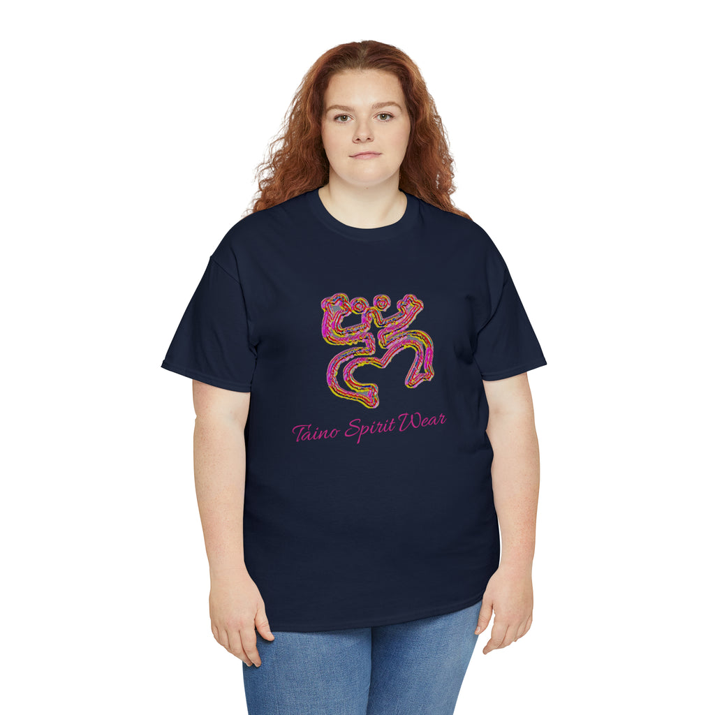 Taino/Puerto Rican Red Coqui Unisex Heavy Cotton Tee