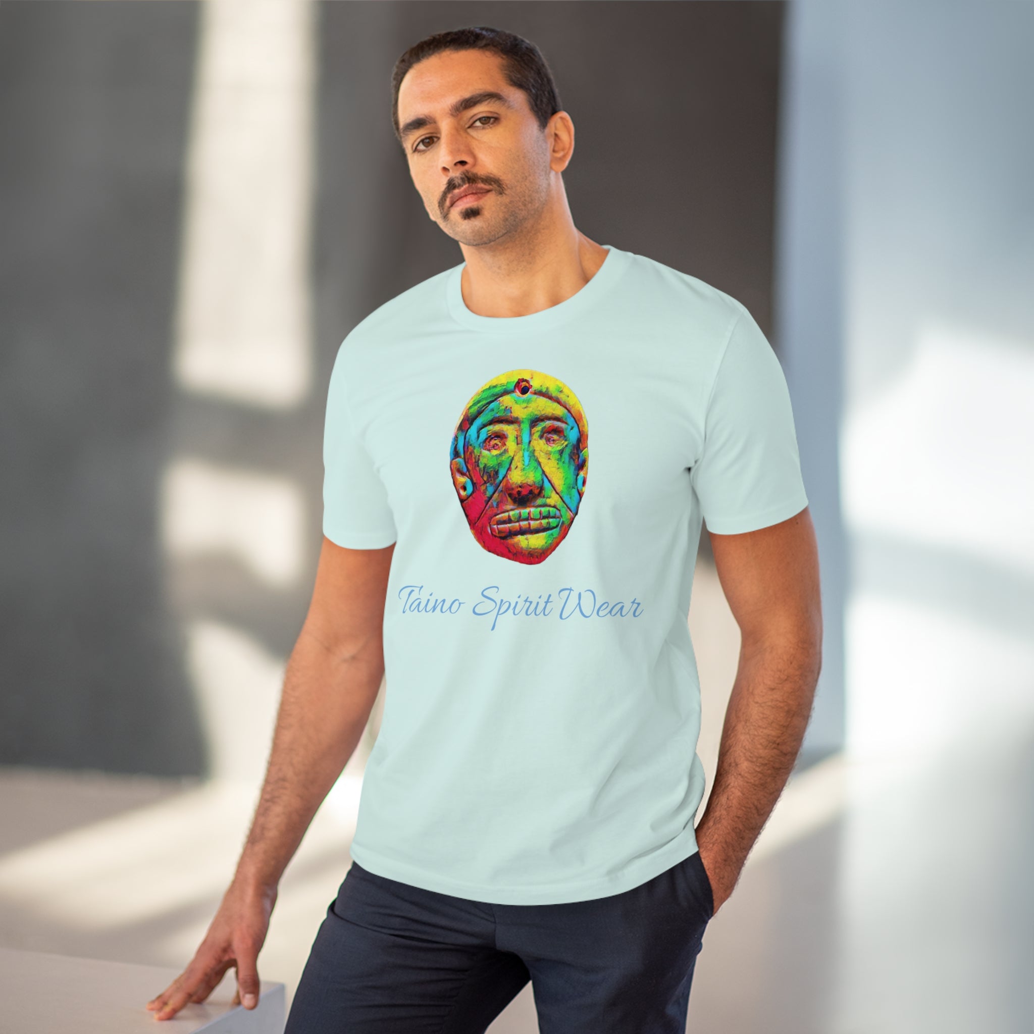 Taino Multicolored Artifact Organic Creator T-shirt - Unisex