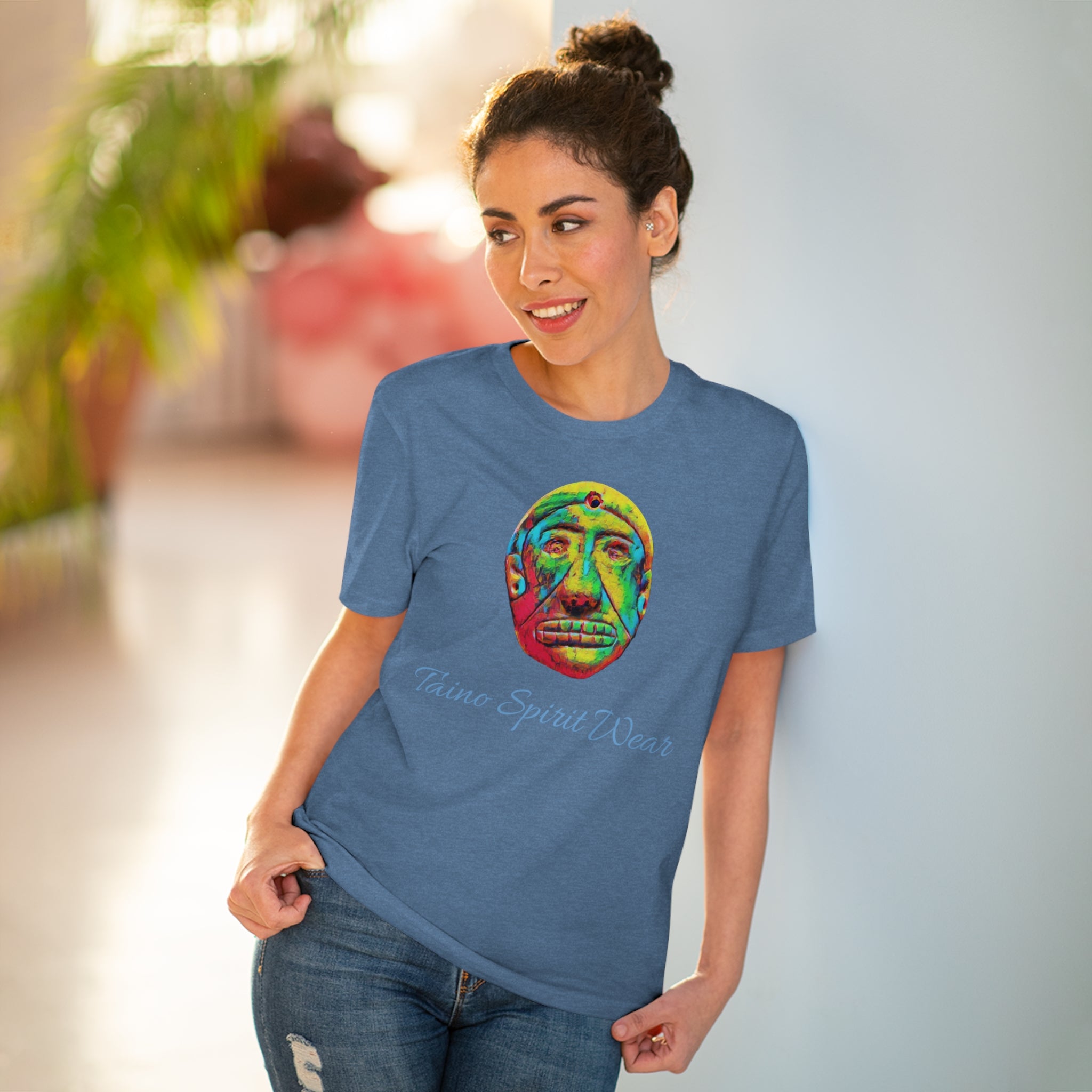 Taino Multicolored Artifact Organic Creator T-shirt - Unisex