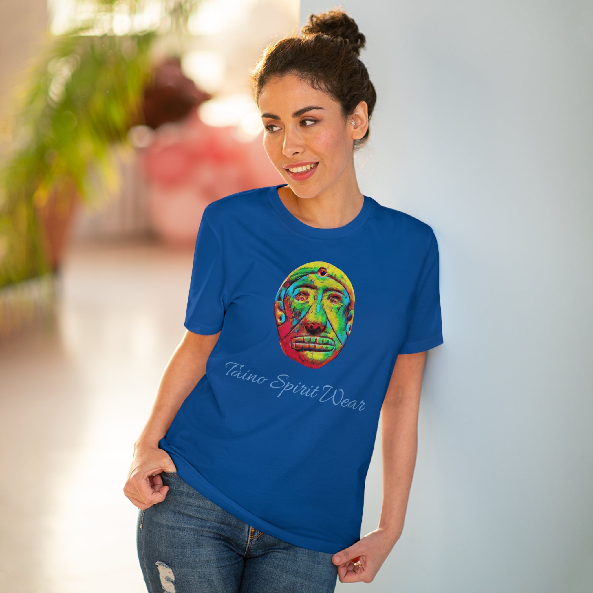 Taino Multicolored Artifact Organic Creator T-shirt - Unisex