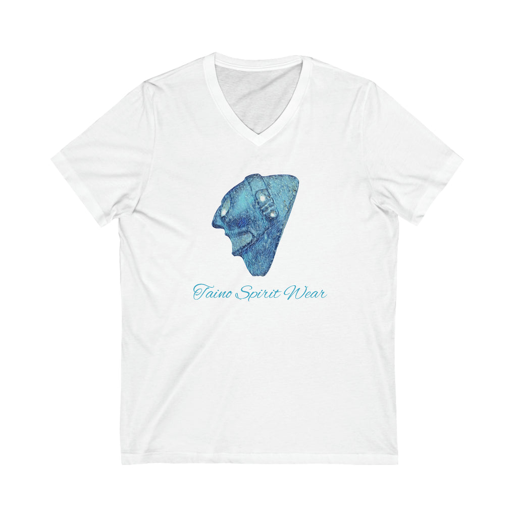 Taino Trigonolito Unisex Jersey Short Sleeve V-Neck Tee