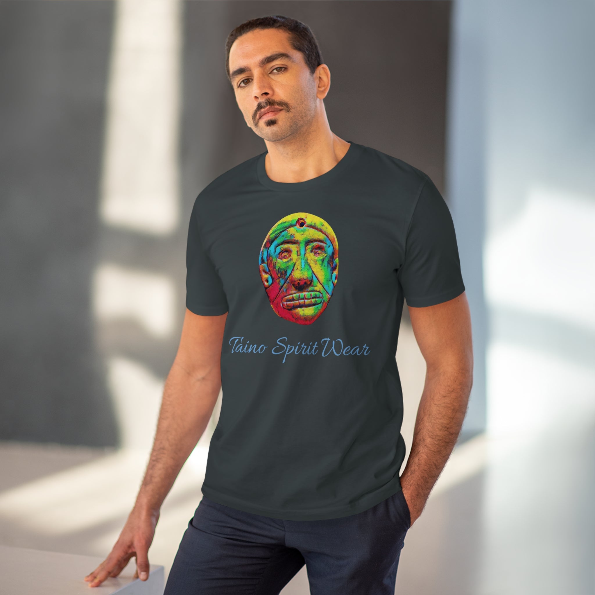 Taino Multicolored Artifact Organic Creator T-shirt - Unisex