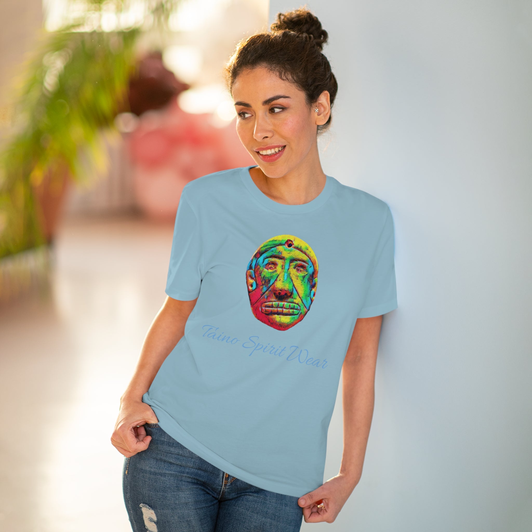 Taino Multicolored Artifact Organic Creator T-shirt - Unisex