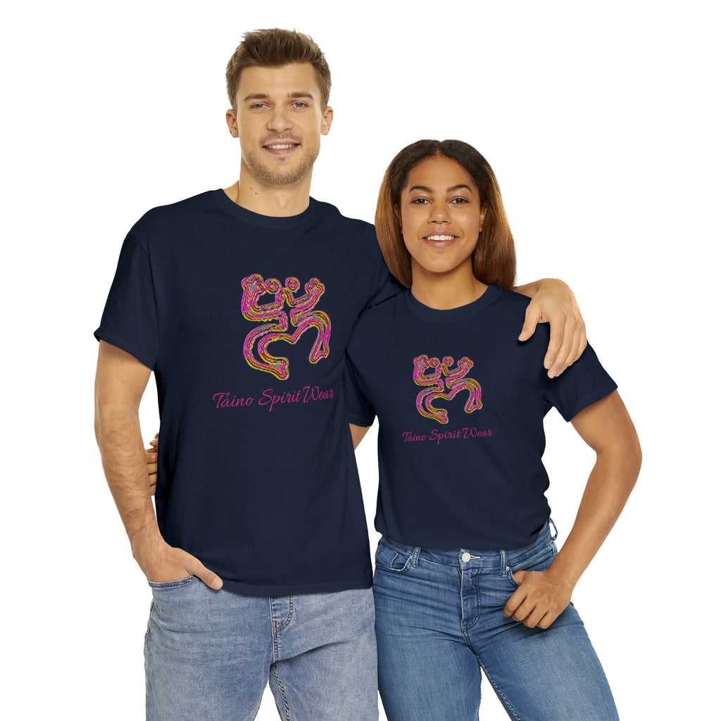 Taino/Puerto Rican Red Coqui Unisex Heavy Cotton Tee