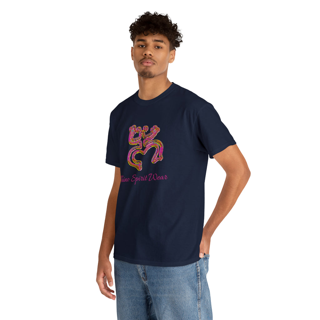Taino/Puerto Rican Red Coqui Unisex Heavy Cotton Tee