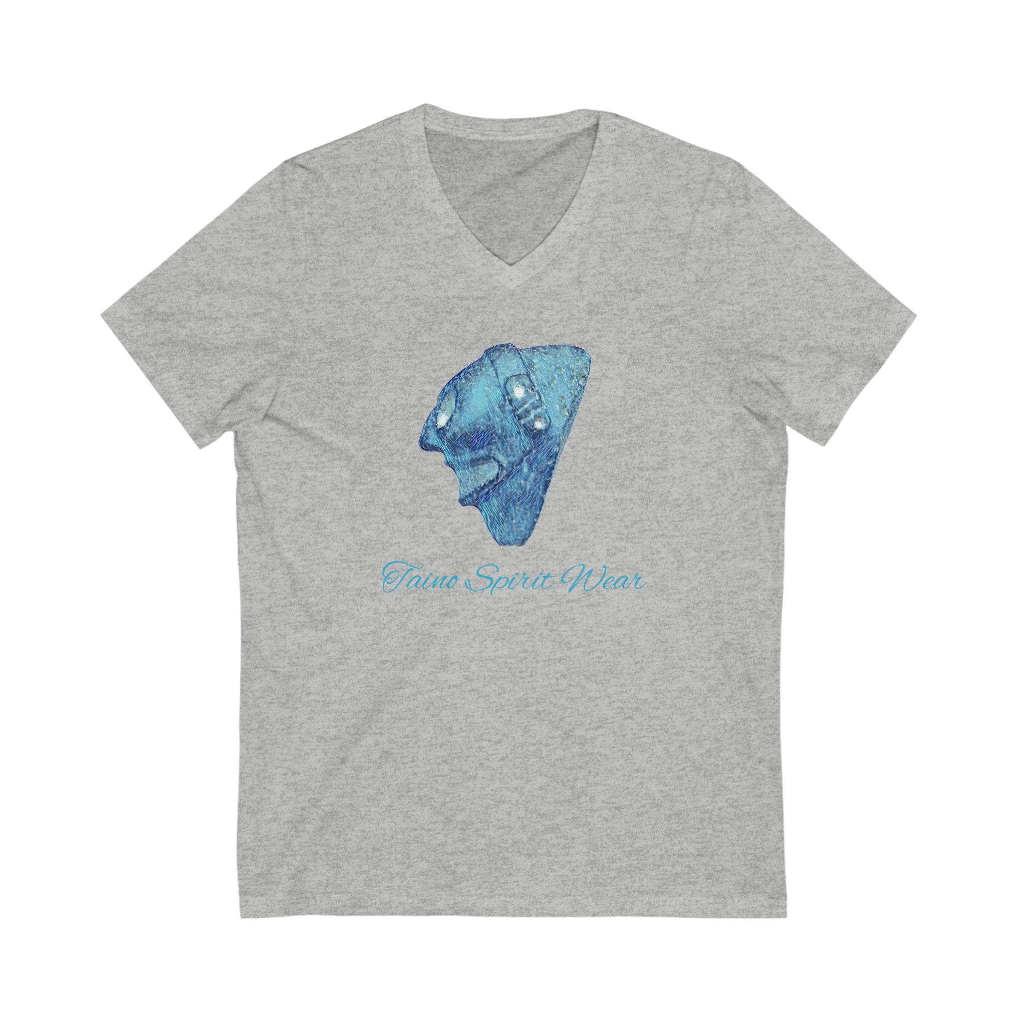 Taino Trigonolito Unisex Jersey Short Sleeve V-Neck Tee