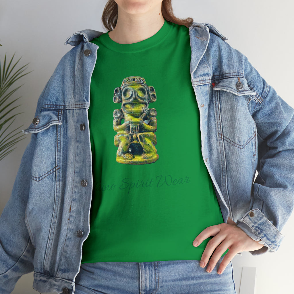 Taino Green Zemi Unisex Heavy Cotton Tee