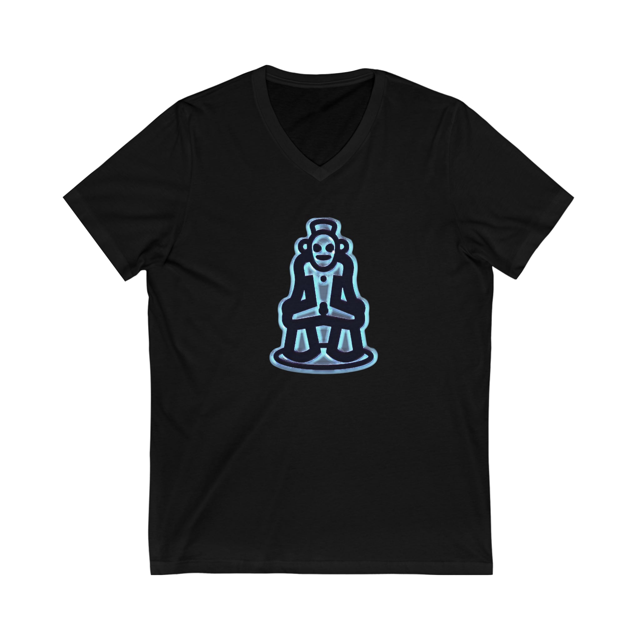 Taino Symbolism Unisex Jersey Short Sleeve V-Neck Tee