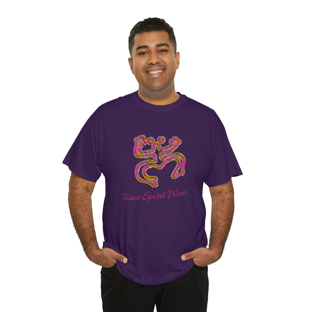 Taino/Puerto Rican Red Coqui Unisex Heavy Cotton Tee