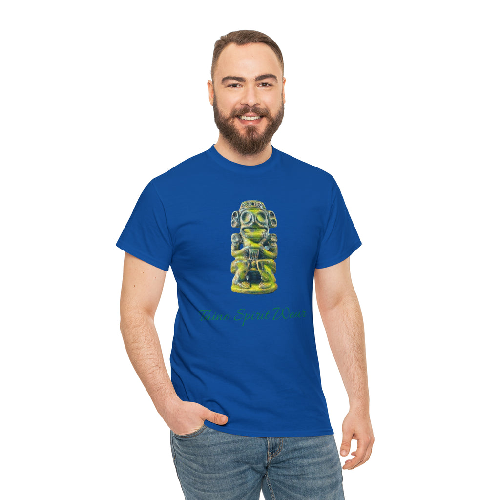 Taino Green Zemi Unisex Heavy Cotton Tee