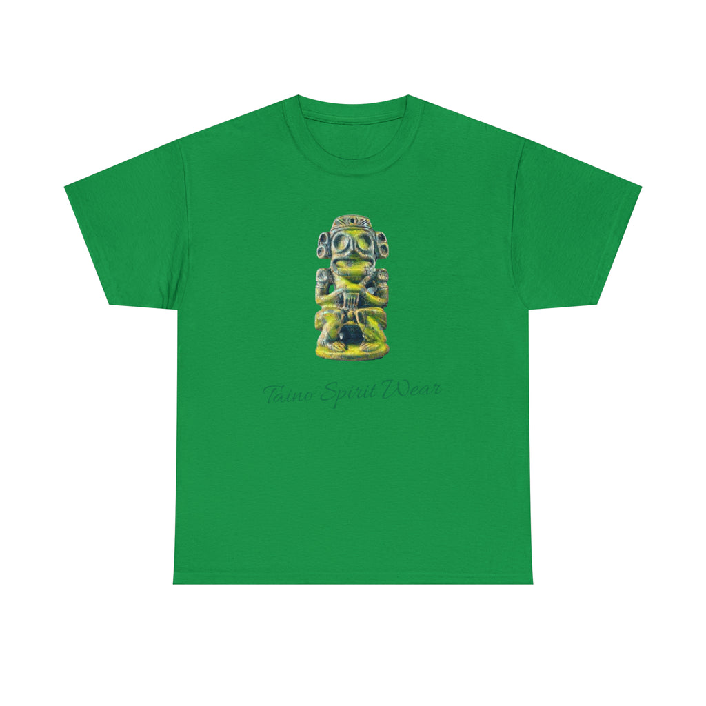 Taino Green Zemi Unisex Heavy Cotton Tee
