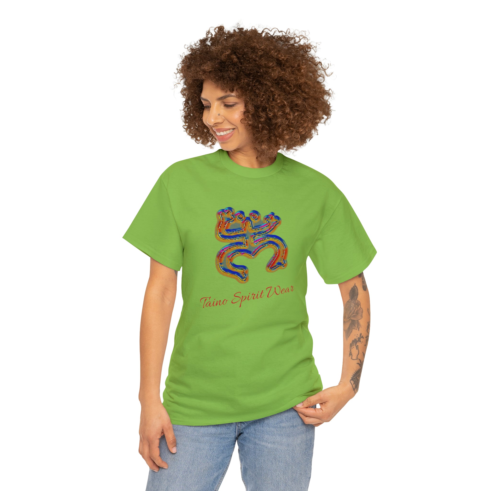 Taino/Puerto Rican Coqui Unisex Heavy Cotton Tee