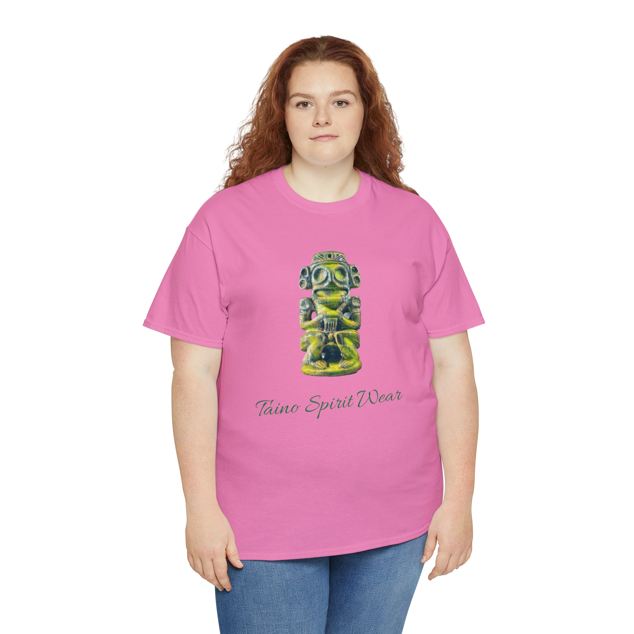 Taino Green Zemi Unisex Heavy Cotton Tee