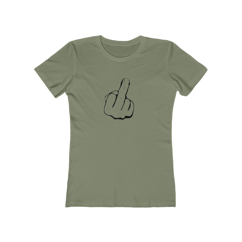 The Middle Finger Women's The Boyfriend Tee
