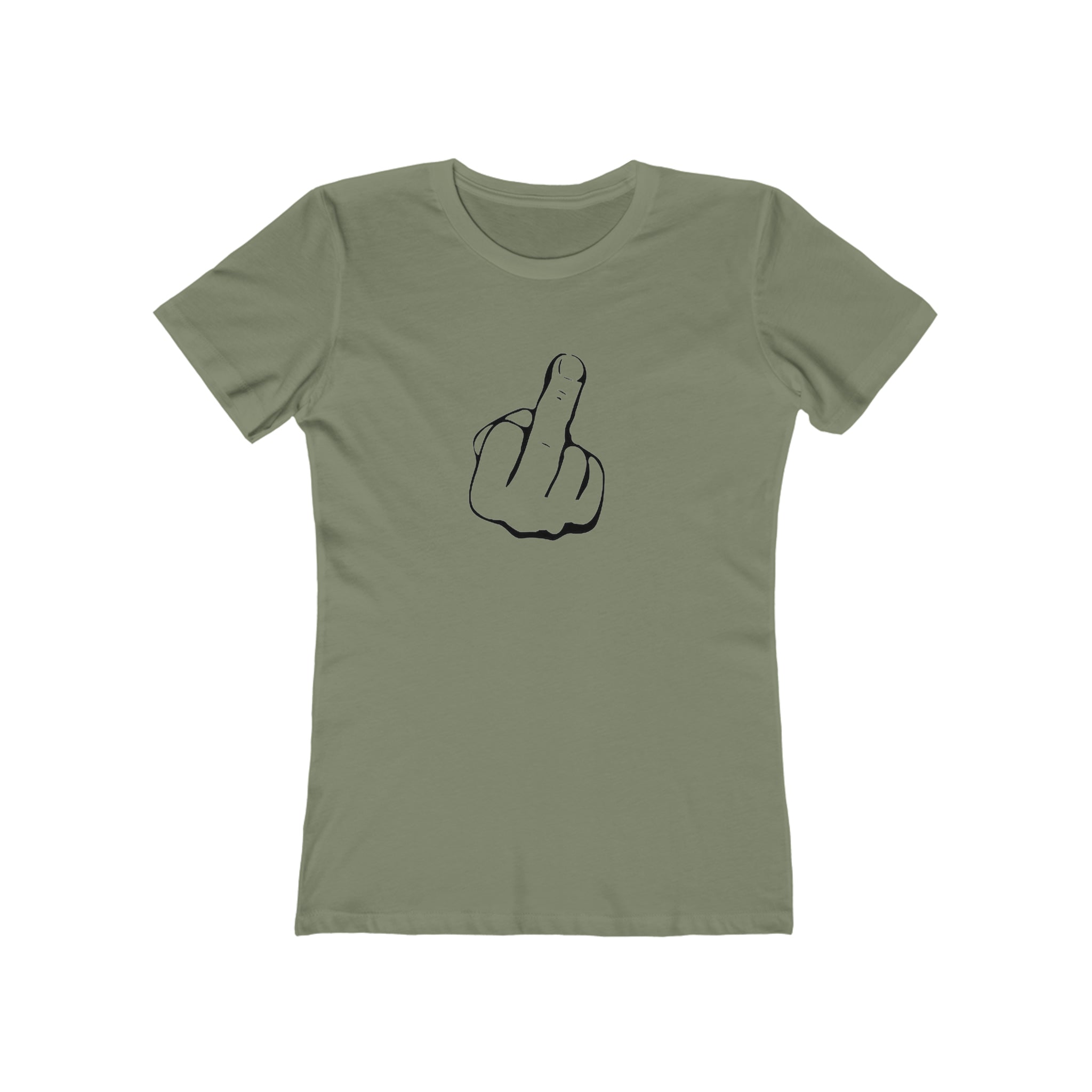 The Middle Finger Women's The Boyfriend Tee